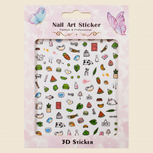 Stickers para uñas MYK
