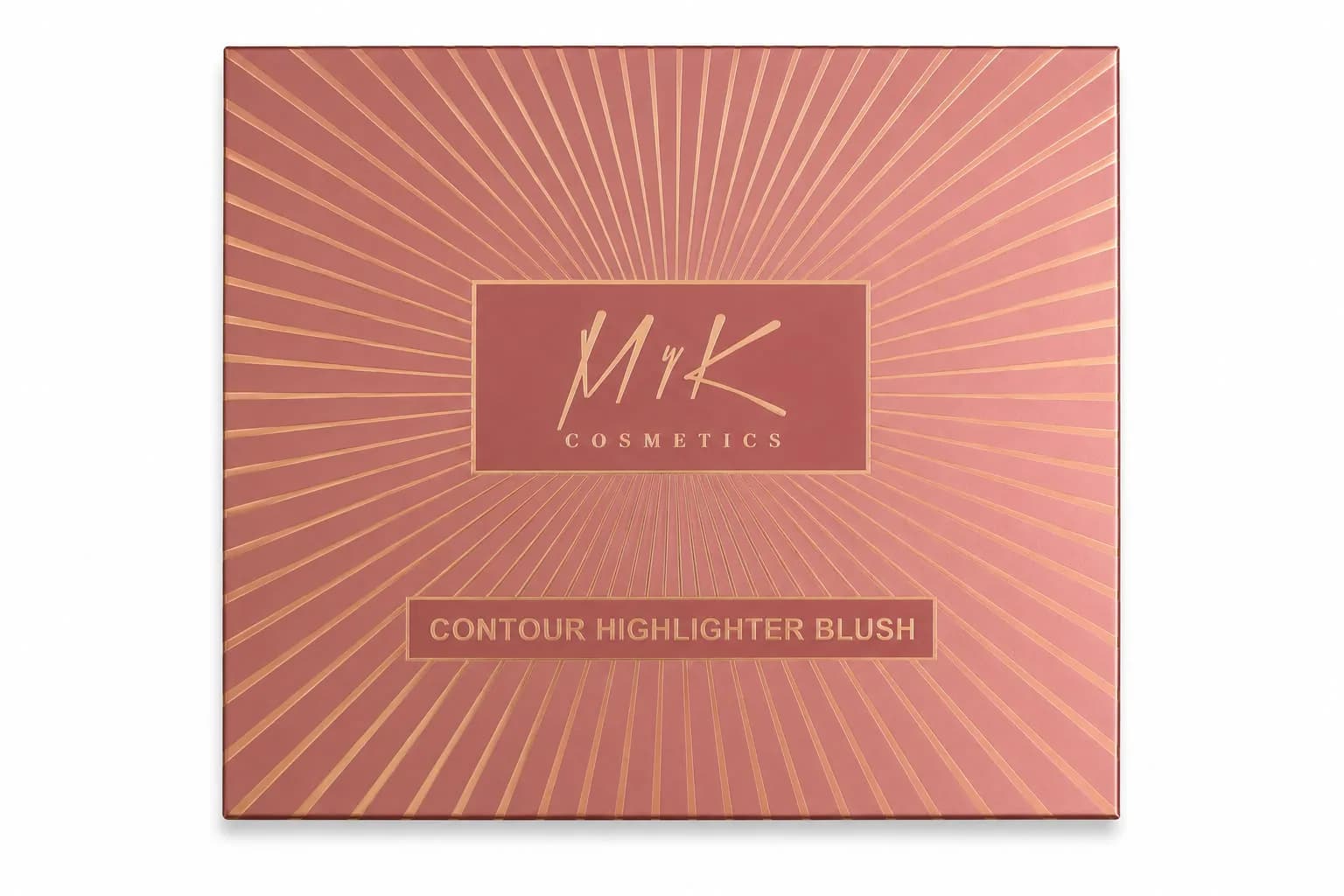 Paleta de contorno iluminador y rubor de MyK