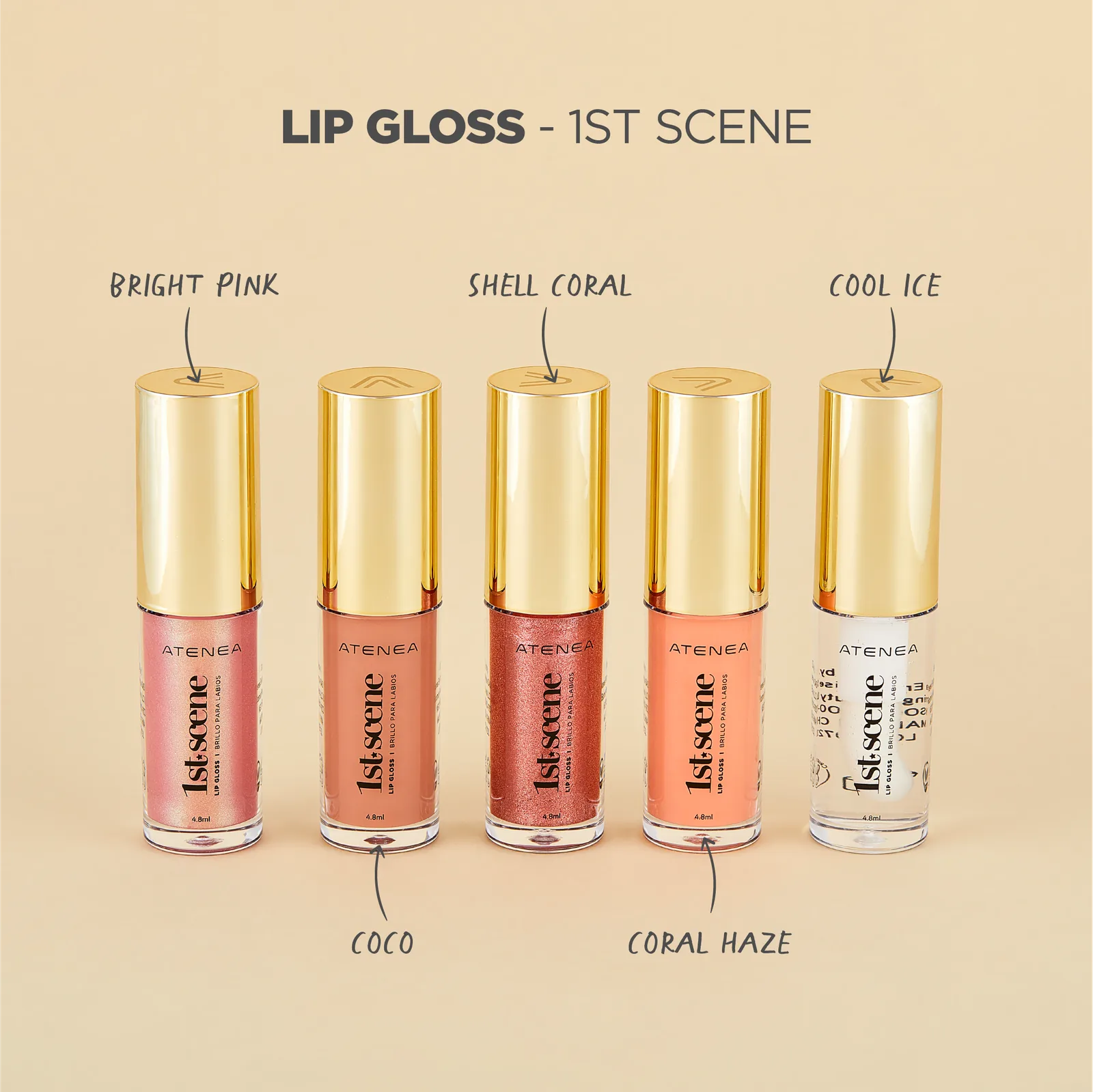 Brillo labial 1ST Scene Bright Pink
