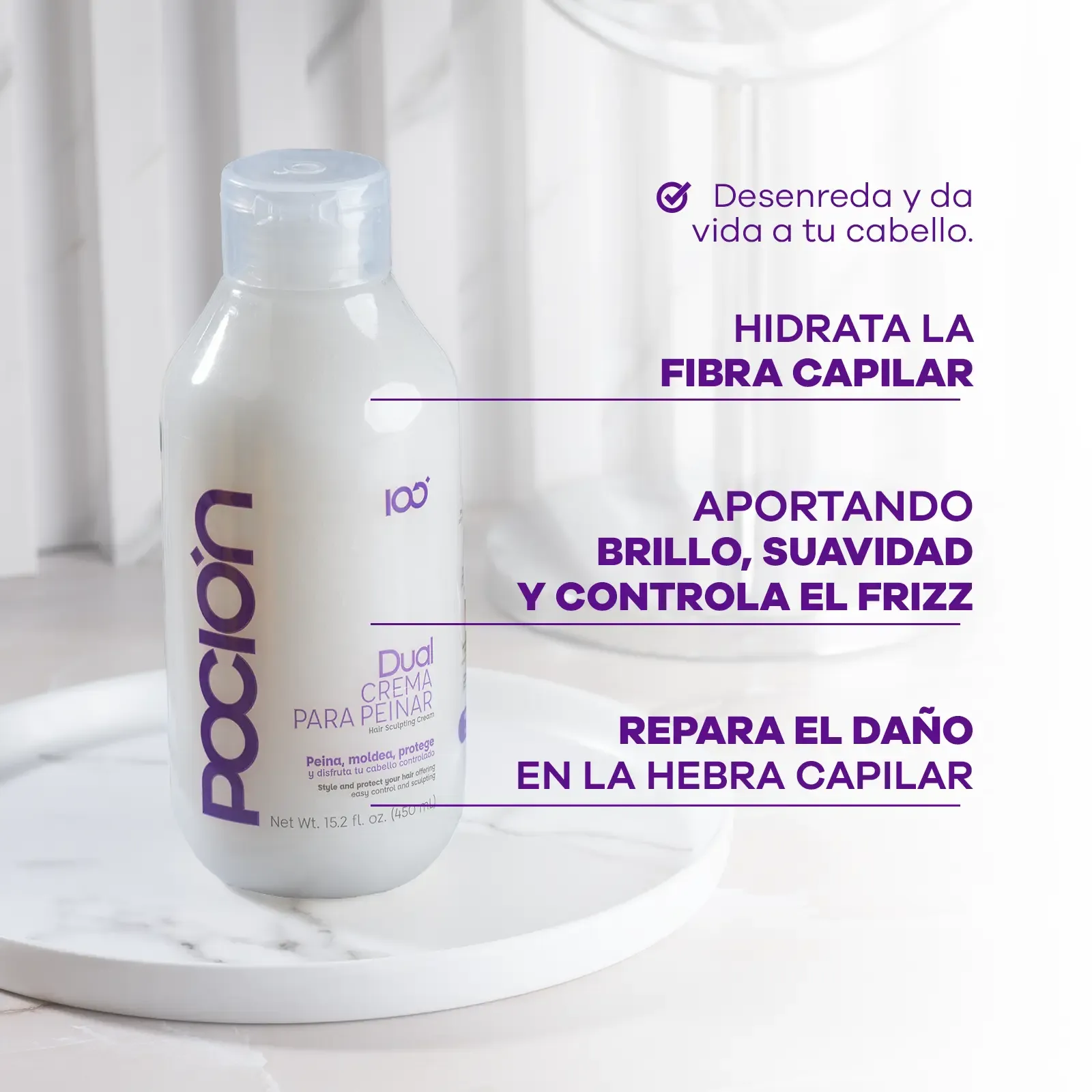 Crema de Peinar Dual Reparación – La pocion