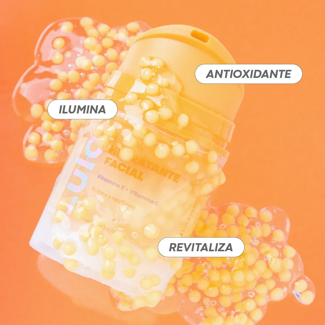 Hidratante facial Victamina C + Vitamina E