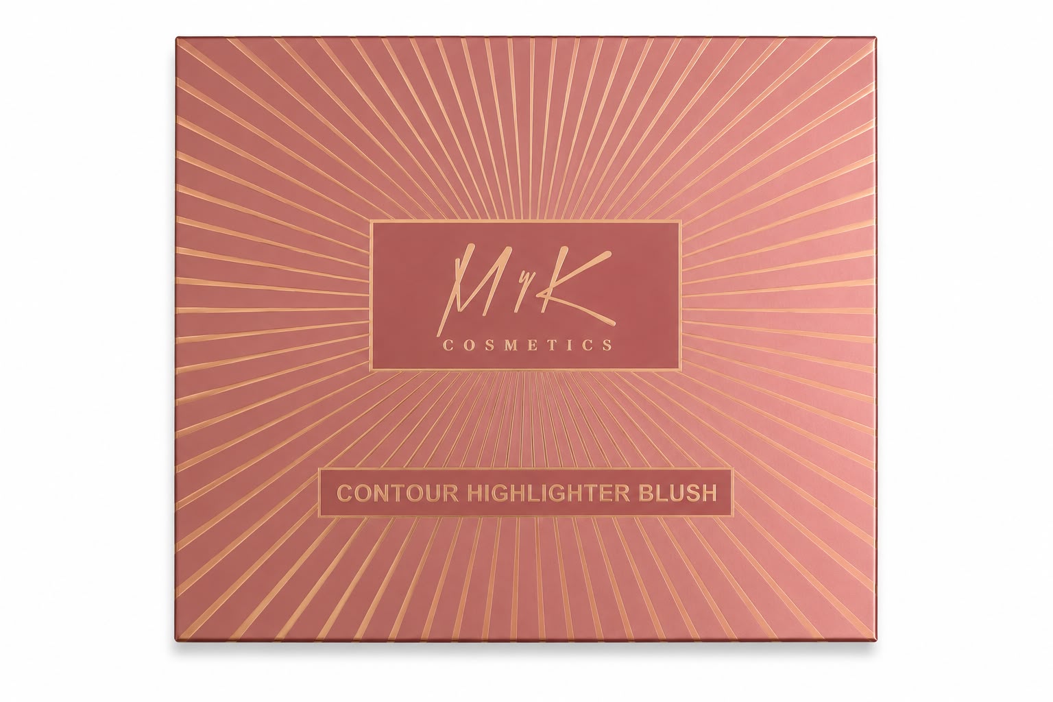 Paleta de contorno iluminador y rubor de MyK