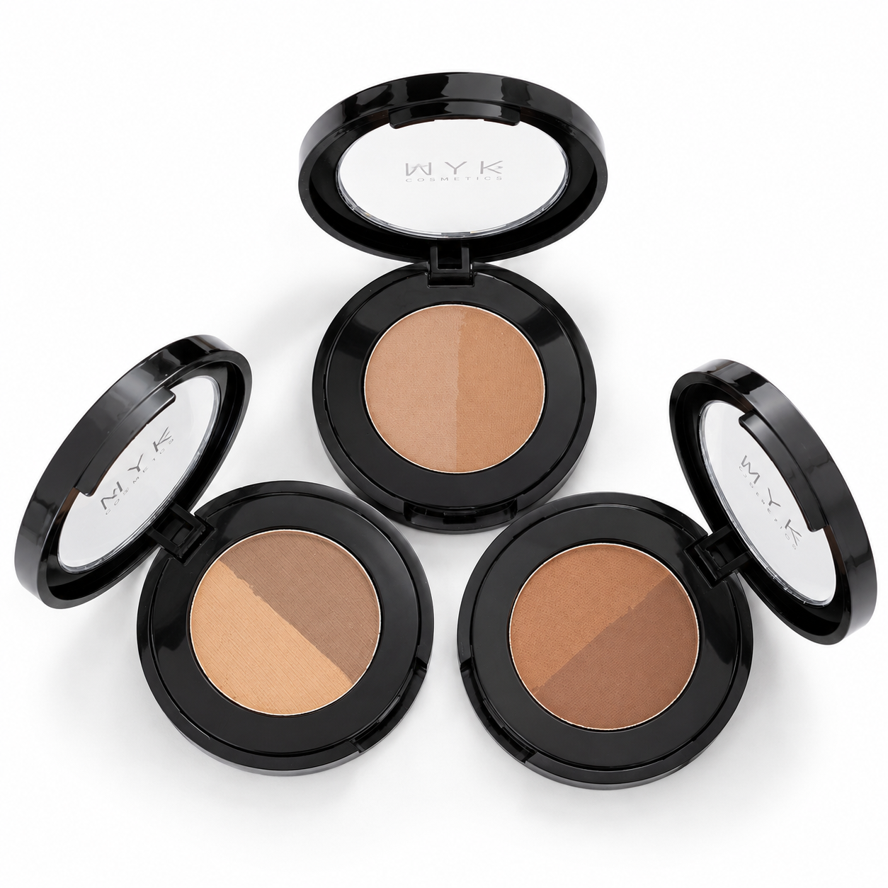 Sombra de cejas brow powder duo Café claro