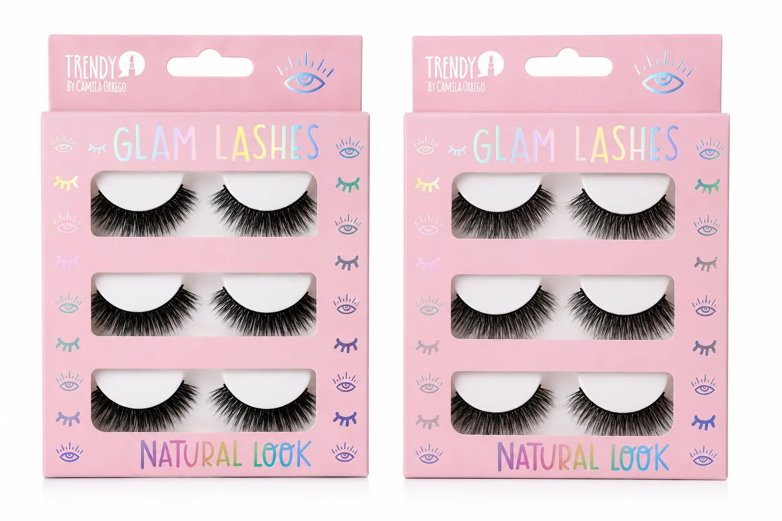 Pestañas glam lashes 24
