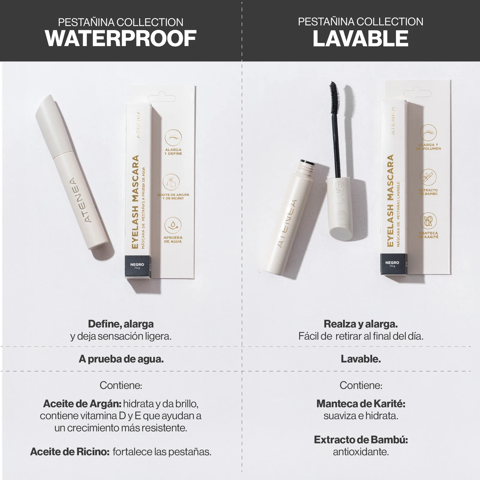 Máscara de pestañas a prueba de agua Waterproof
