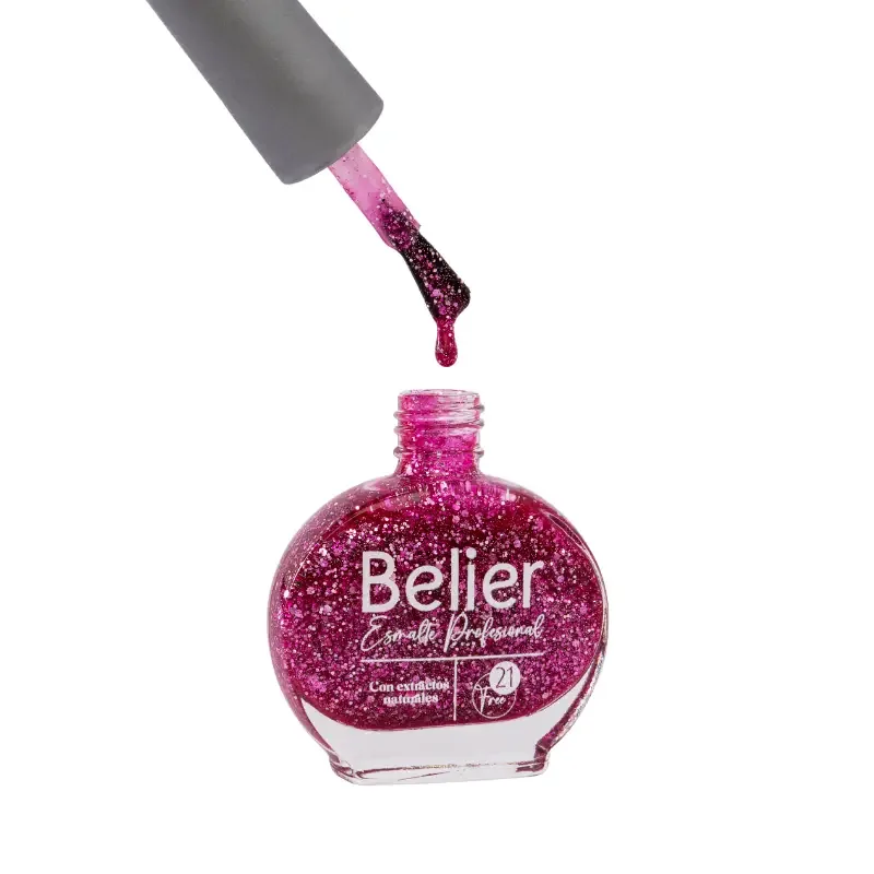 Esmalte – Glitter hot pink