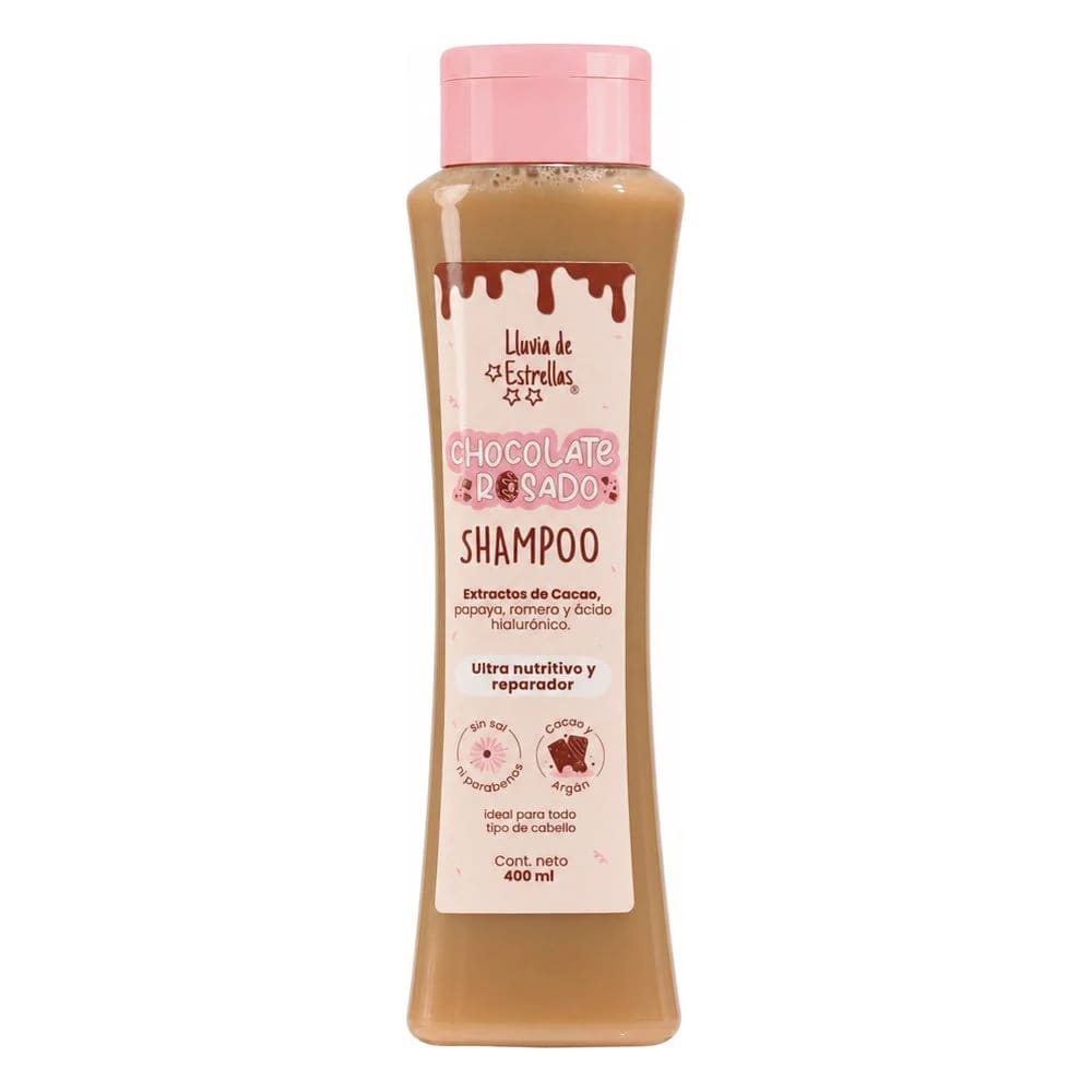 Shampoo Chocolate Rosado Lluvia De Estrellas Shampoo Chocolate Rosado Lluvia De Estrellas