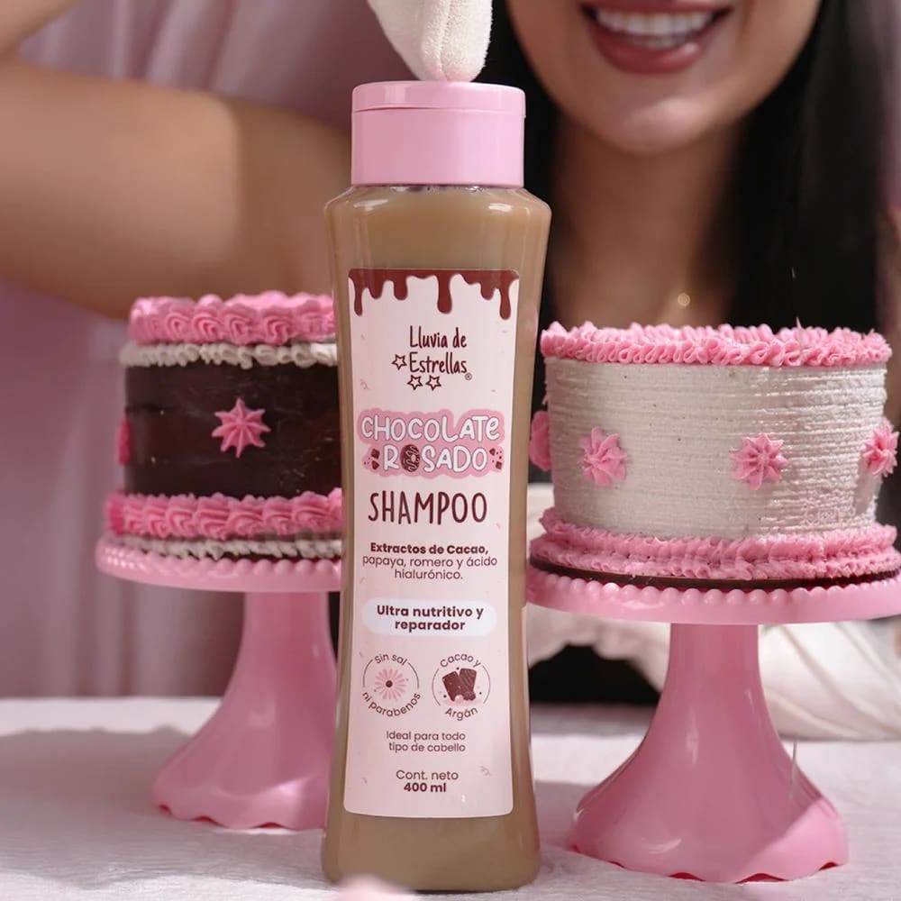 Shampoo Chocolate Rosado Lluvia De Estrellas Lluvia de Estrellas