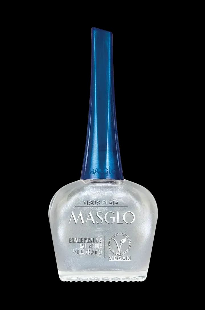 Esmalte de unas nail lacquer Visos Plata MASGLO