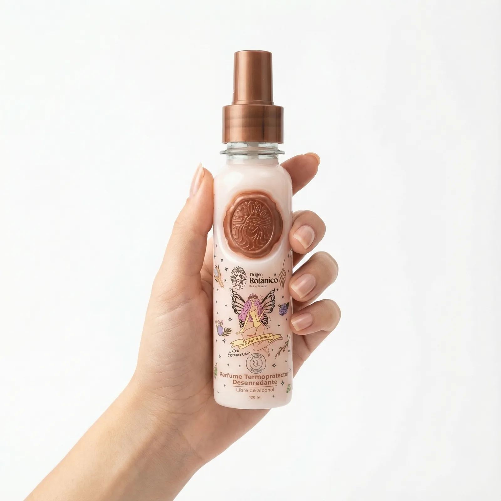 Perfume termoprotector rosado Ritual de Seducción – Origen Botánico