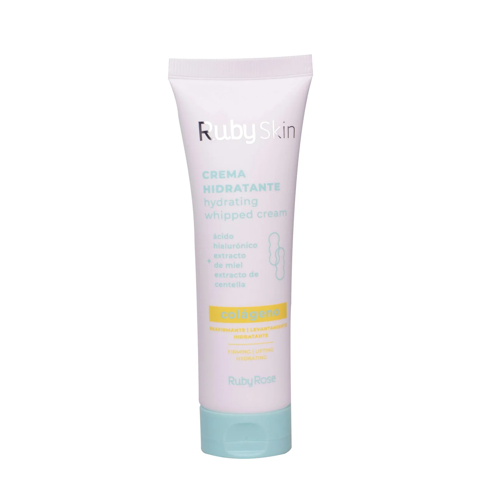 Crema Hidratante Facial Ruby Skin Colágeno Translusido