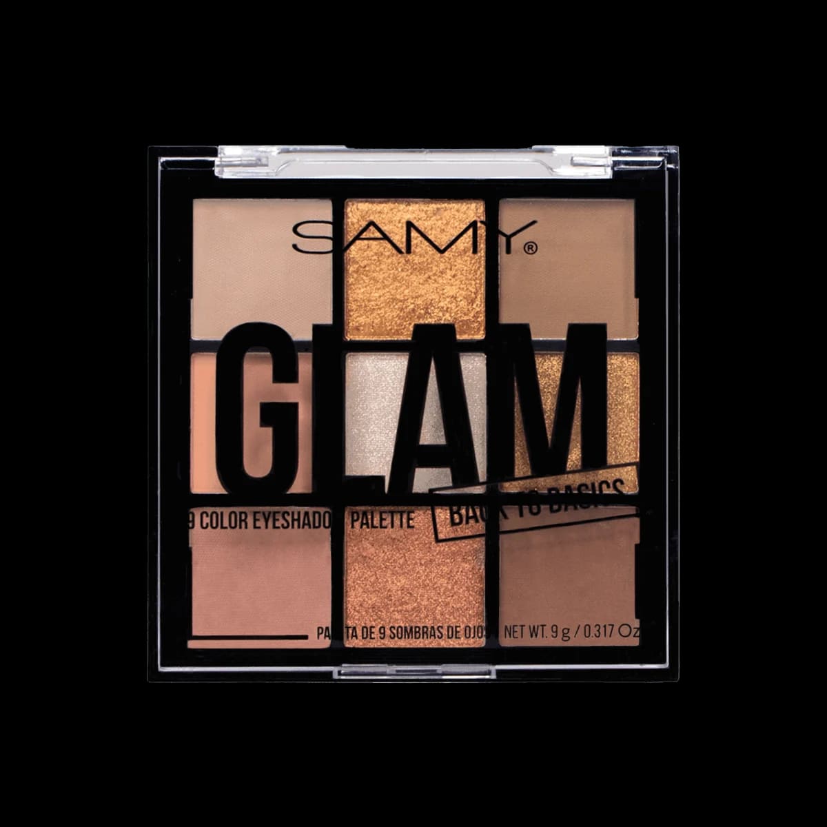 Paleta X 9 Sombras De Ojos Samy # 10. Glam Paleta X 9 Sombras De Ojos Samy # 10. Glam