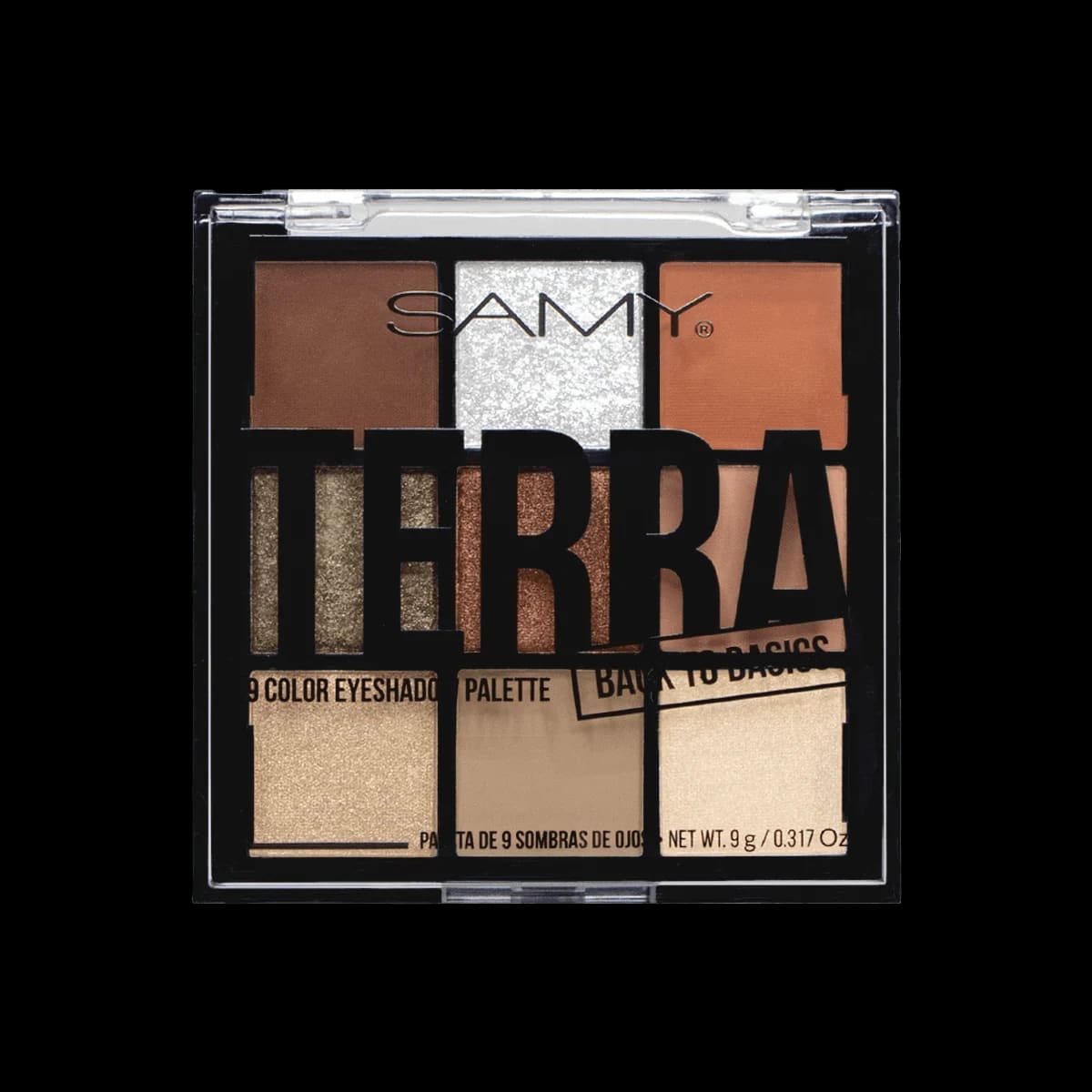 Paleta X 9 Sombras De Ojos Samy # 11. Terra Paleta X 9 Sombras De Ojos Samy # 11. Terra