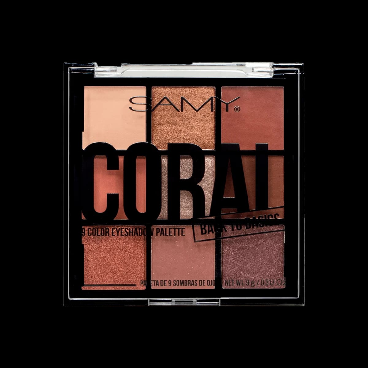 Paleta X 9 Sombras De Ojos Samy # 12. Coral Paleta X 9 Sombras De Ojos Samy # 12. Coral