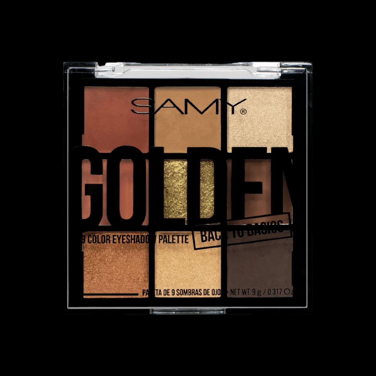 Paleta X 9 Sombras De Ojos Samy # 13. Golden Paleta X 9 Sombras De Ojos Samy # 13. Golden