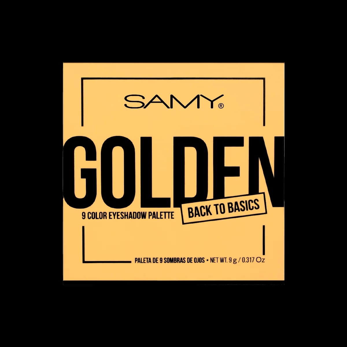 Paleta X 9 Sombras De Ojos Samy # 13. Golden Samy