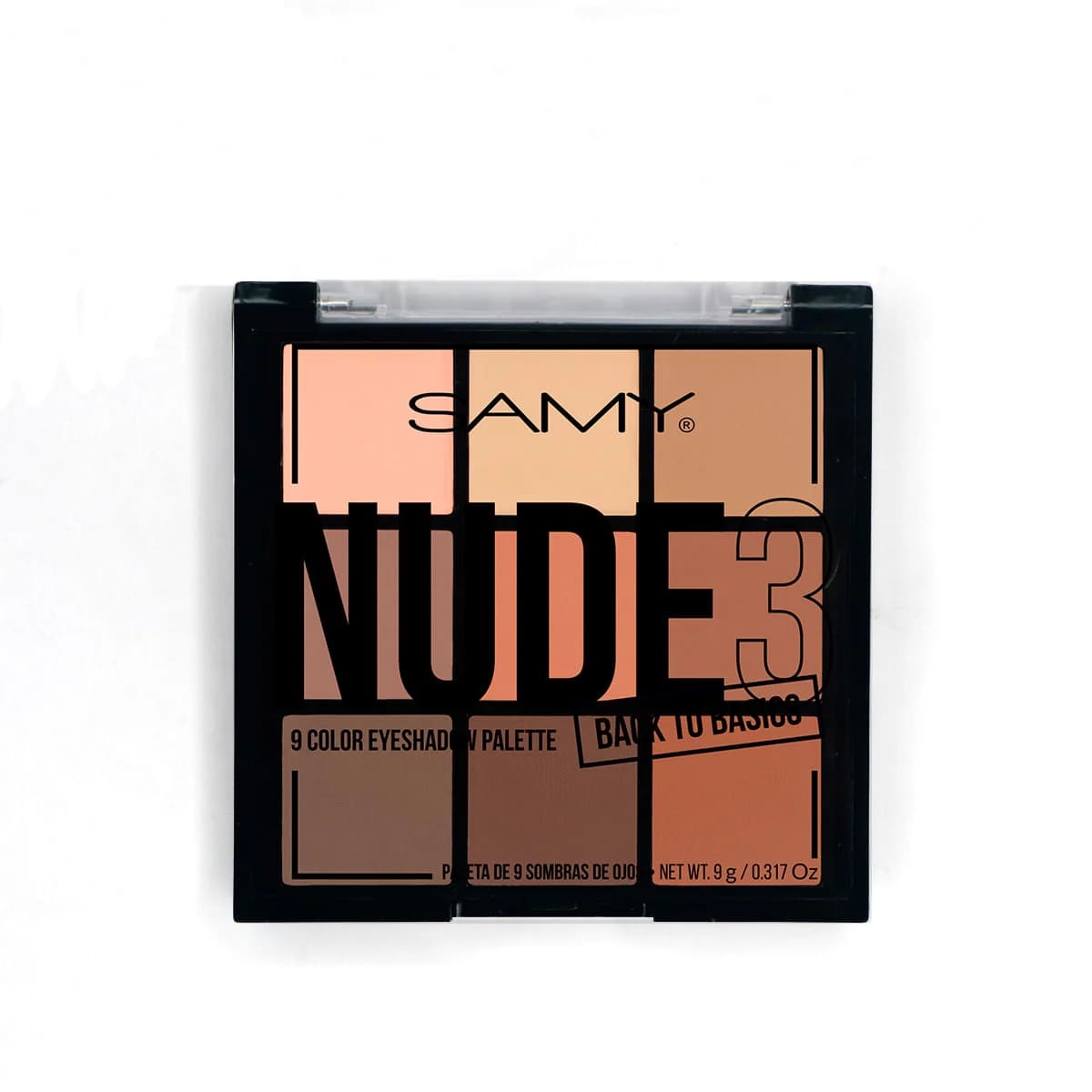 Paleta X 9 Sombras De Ojos Samy # 19. Nude 3 Paleta X 9 Sombras De Ojos Samy # 19. Nude 3