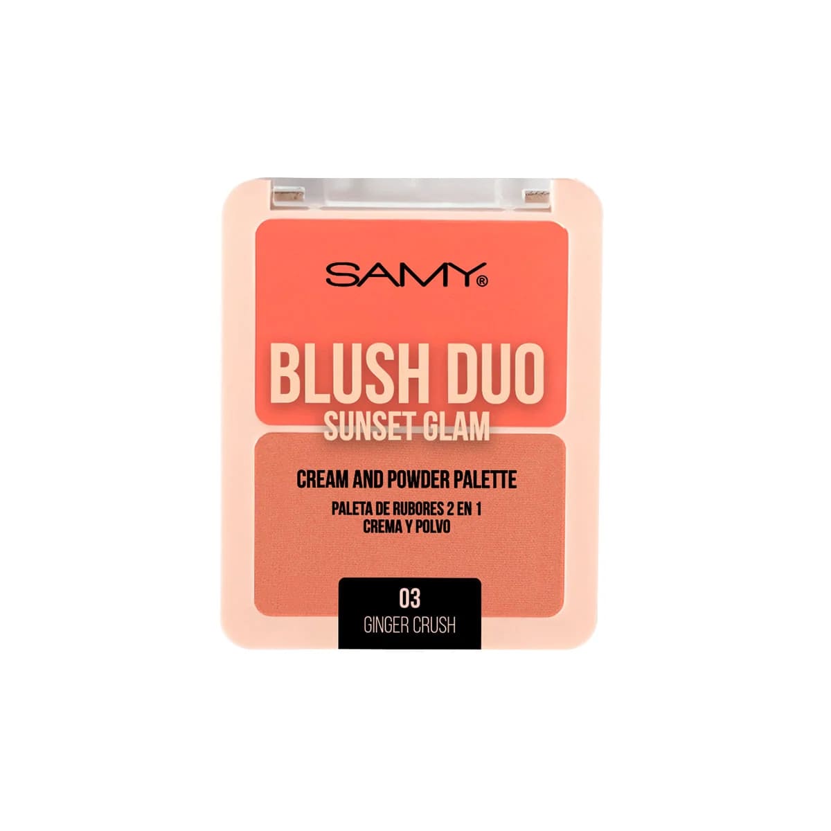 Rubor 2 en 1 Sunset Glam Samy 03 GINGER CRUSH
