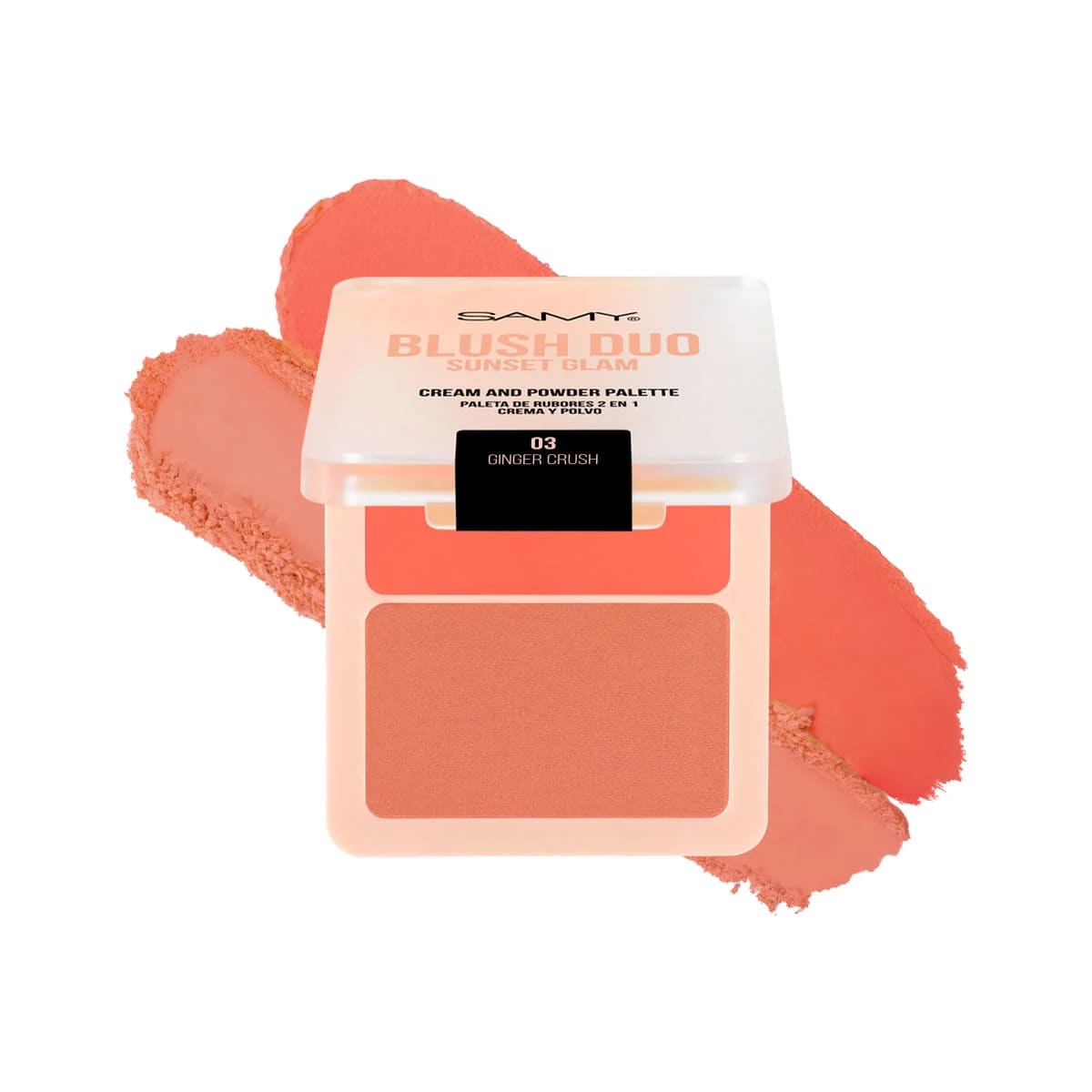 Rubor 2 en 1 Sunset Glam Samy 03 GINGER CRUSH