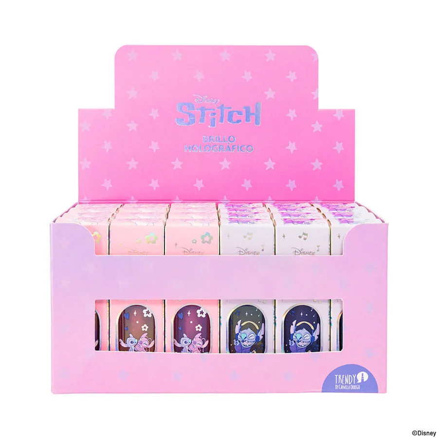 Brillo Holográfico Stitch Trendy